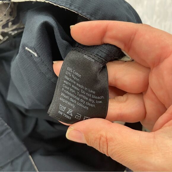 Helly Hansen Snap Wide Leg High Waist Cotton Blend Capri Pants - Picture 6 of 6